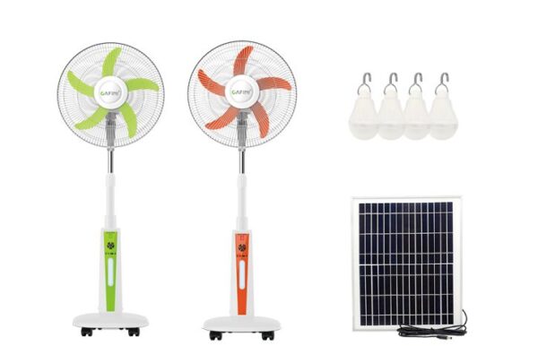 CN-F2618BT PARTE 2 Ventilador Solar 18” con Batería 7Ah y Panel 15 W CN-F2618BT