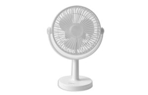 CN-F2682B PARTE 1 Ventilador de Escritorio 8” con Luz y Giro 360° – Batería 2400 mAh CN-F2682B