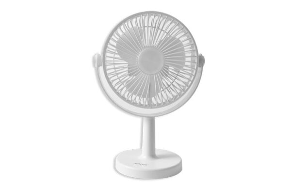 CN-F2682B PARTE 1 Ventilador de Escritorio 8” con Luz y Giro 360° – Batería 2400 mAh CN-F2682B
