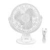Ventilador de Escritorio 8” 360° con Luz y Clip CN-F2683B