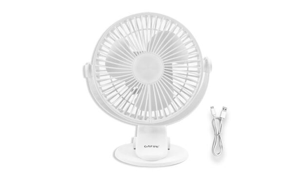 Ventilador de Escritorio 8” 360° con Luz y Clip CN-F2683B